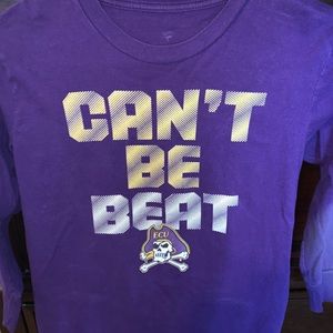 Fanatics Long sleeve t shirt with ECU Pirates logo